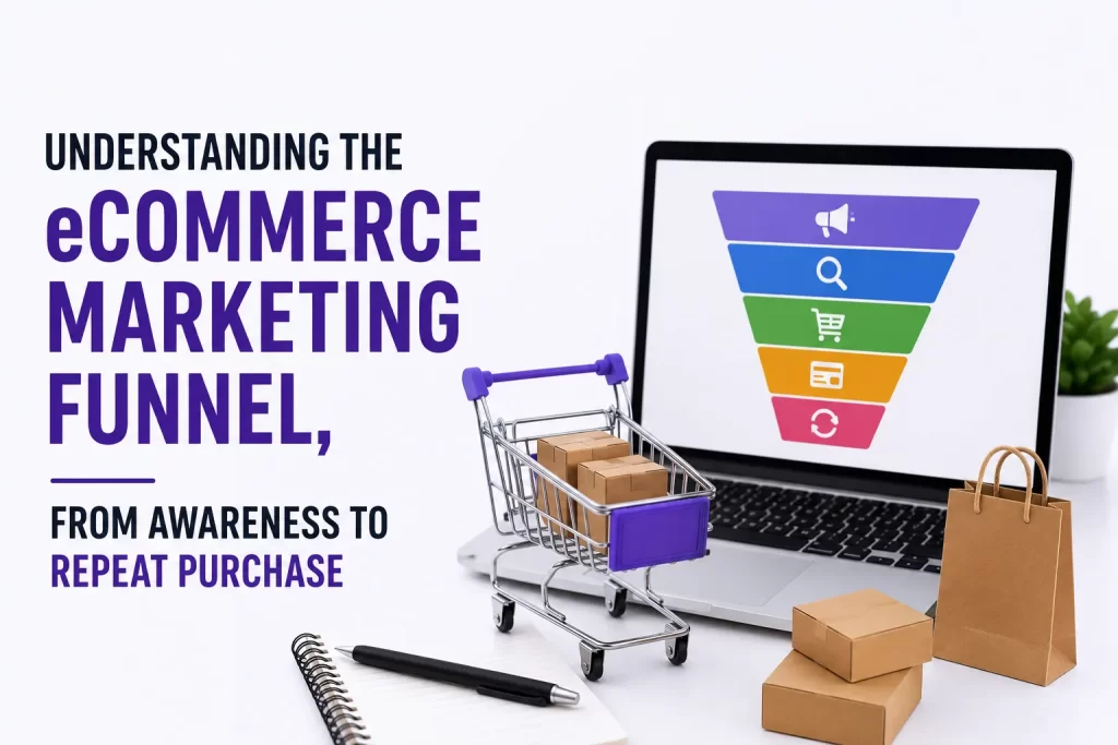 Understanding the eCommerce Marketing Funnel, From Awareness to Repeat Purchase